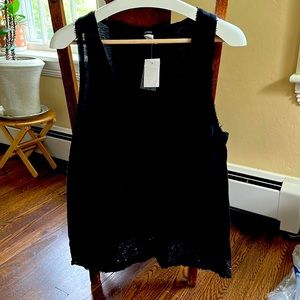 NWT - J Crew lambs wool beaded tank